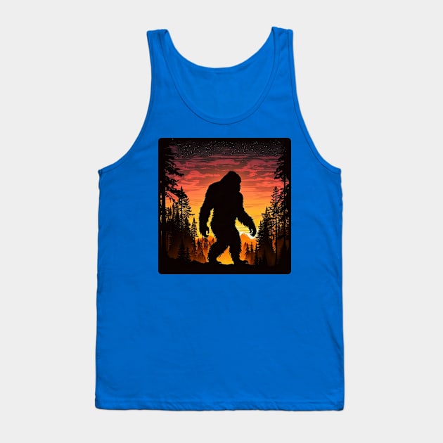 Bigfoot Silhouette Tank Top by wumples